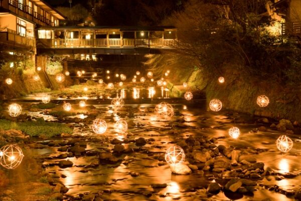 黒川温泉の湯あかり