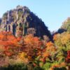 耶馬渓の紅葉と奇岩が織りなす絶景