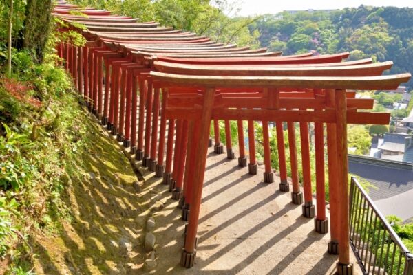 祐徳稲荷の奥の院に続く鳥居