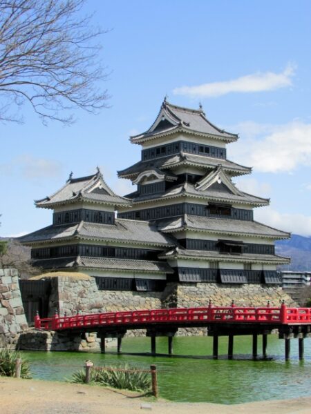 松本城と埋見の橋