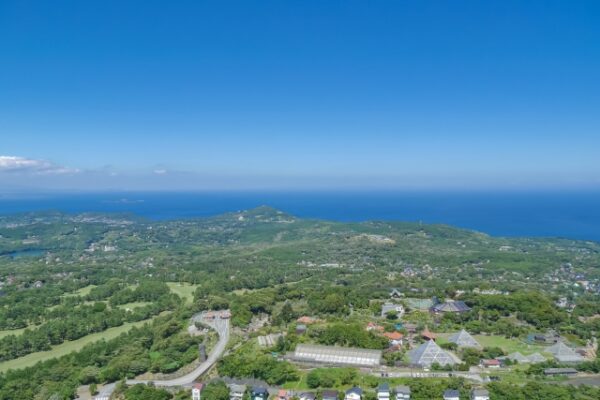 大室山の山頂絶景