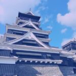 青空に映える熊本城