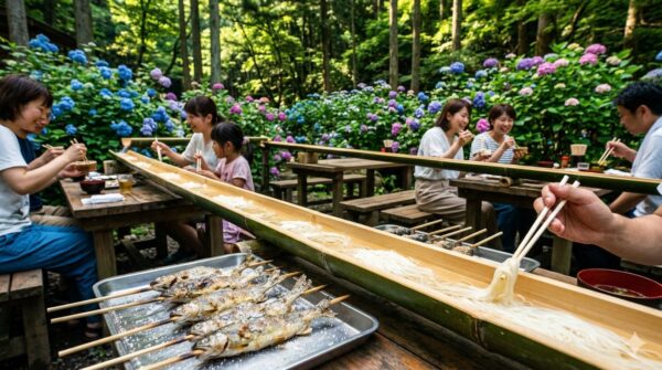 白糸の滝 ふれあいの里での食事イメージ