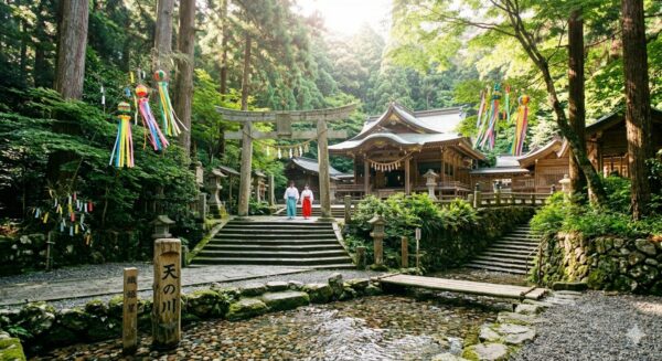 大島に鎮座する中津宮 ― 世界遺産『神宿る島』の一角